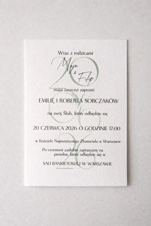 Druga strona Zaproszenia 17