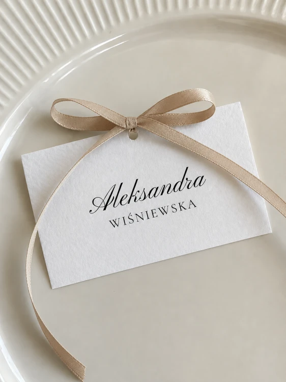 Winietka Wstążka beżowa